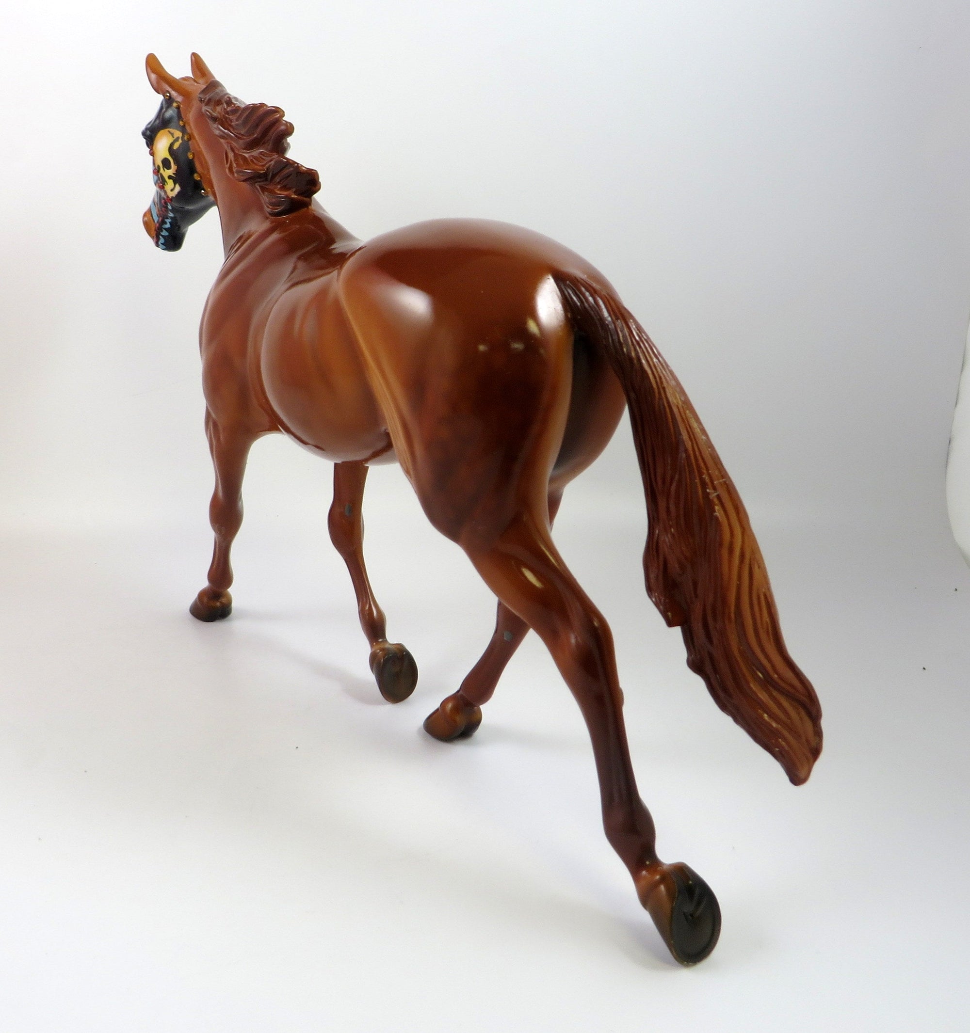 ZEST-OOAK-SUGAR SKULL PALOUSE MODEL HORSE BY DAWN QUICK 8/30/19