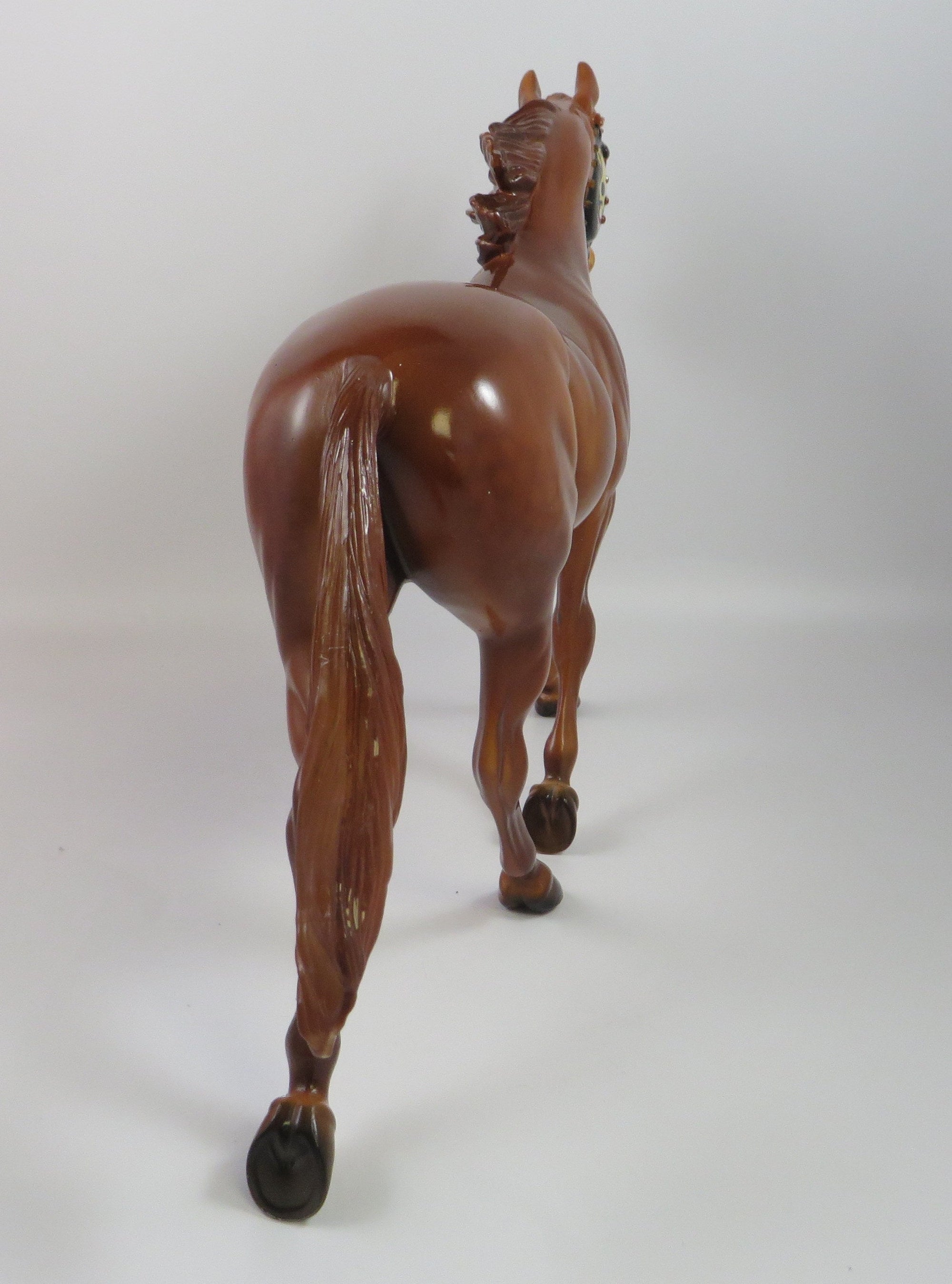 ZEST-OOAK-SUGAR SKULL PALOUSE MODEL HORSE BY DAWN QUICK 8/30/19