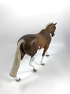 OXFORD-- OOAK -- DAPPLED PALOMINO IRISH DRAFT MODEL HORSE BY MISSY FOX SHCF 19