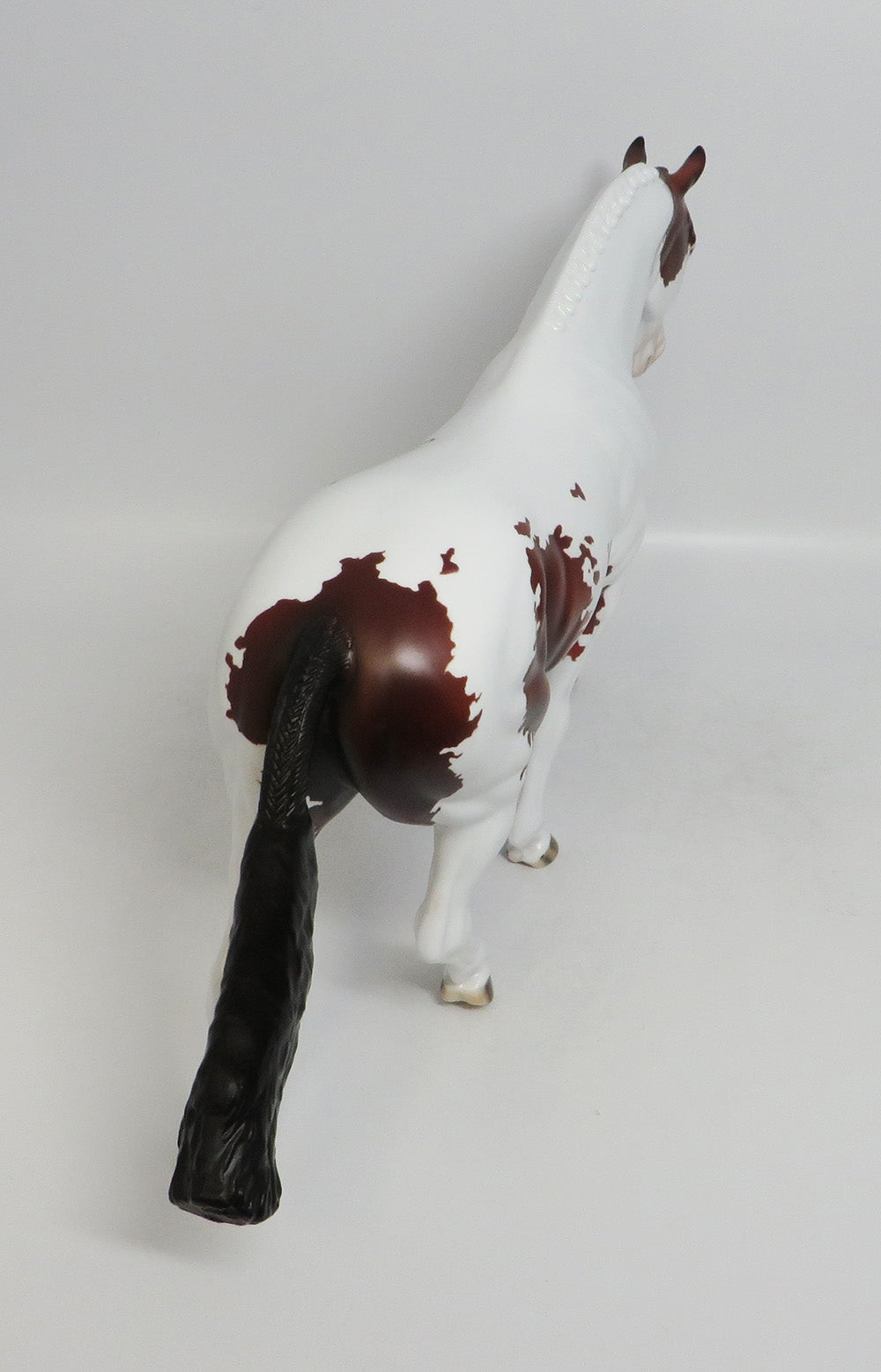 FLINT-OOAK BAY PINTO IRISH DRAFT MODEL HORSE 8/10/18