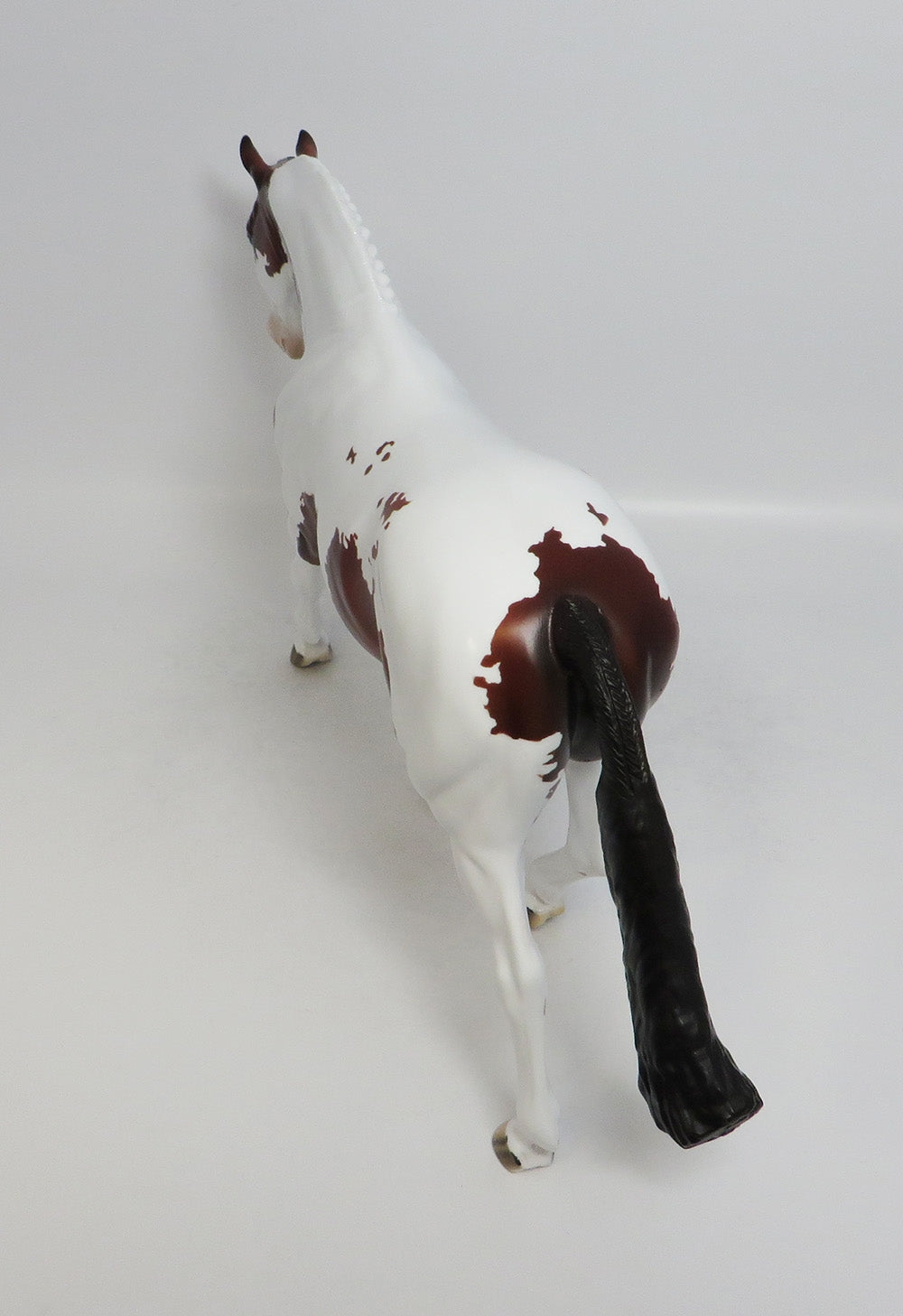 FLINT-OOAK BAY PINTO IRISH DRAFT MODEL HORSE 8/10/18