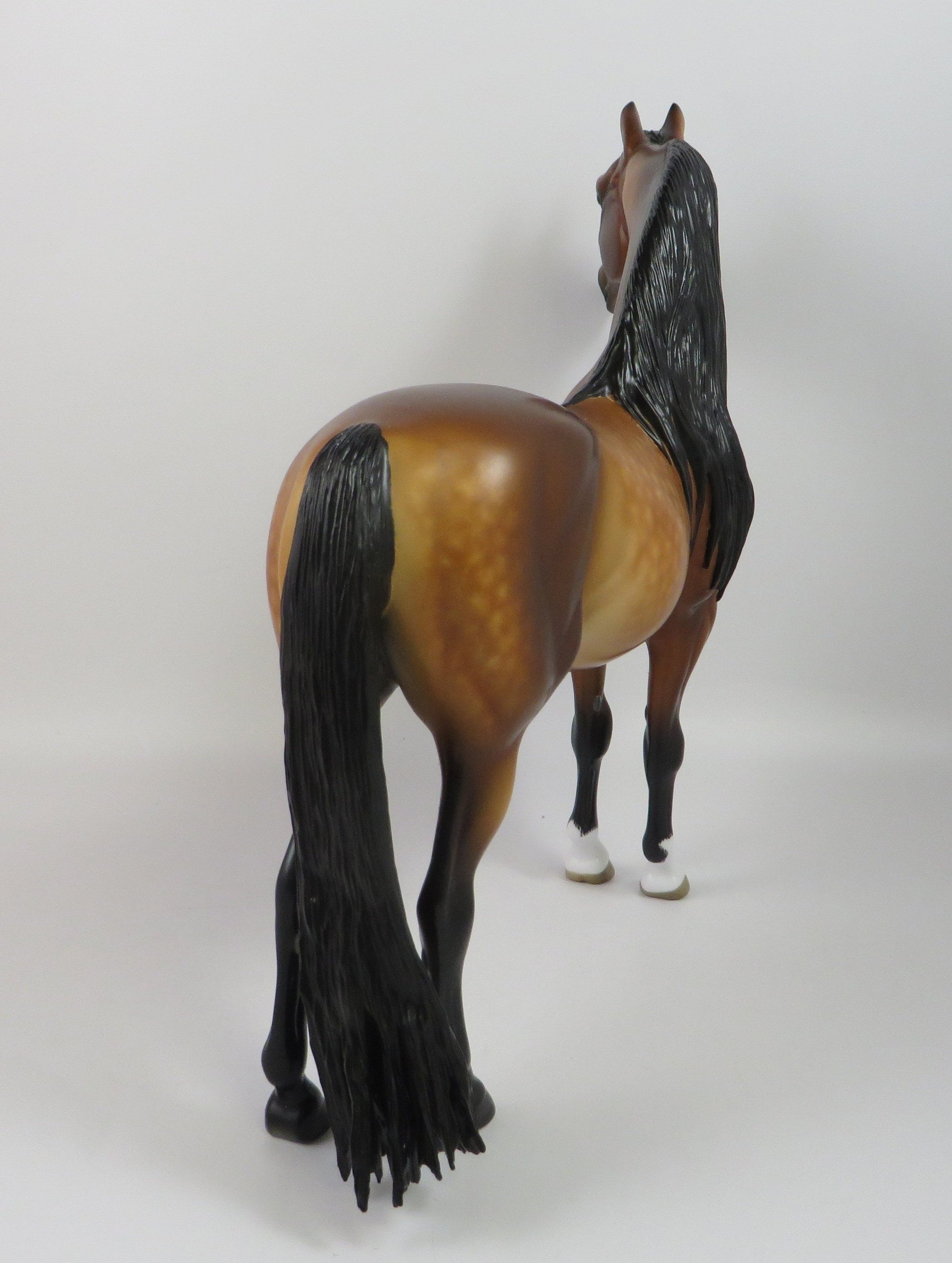 NESBITT-OOAK STAR DAPPLE BAY MORGAN MODEL HORSE BY SHERYL LEISURE 9/6/19