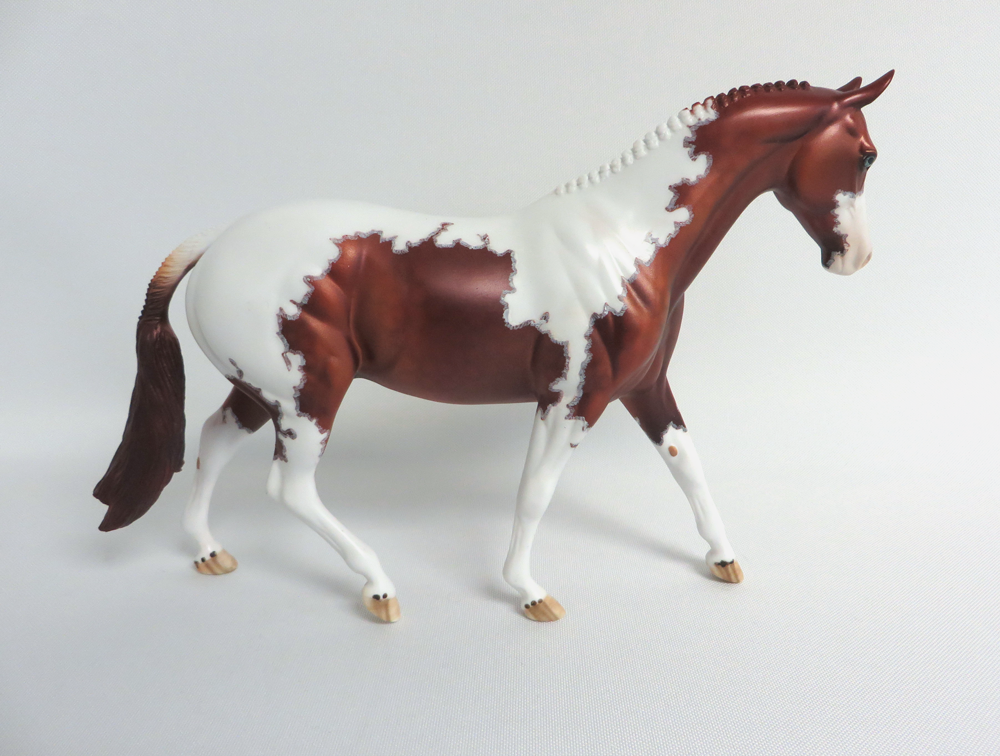 PEANUT -- OOAK DAPPLED CHESTNUT WITH MAPPING BY DAWN QUICK 4-10-19