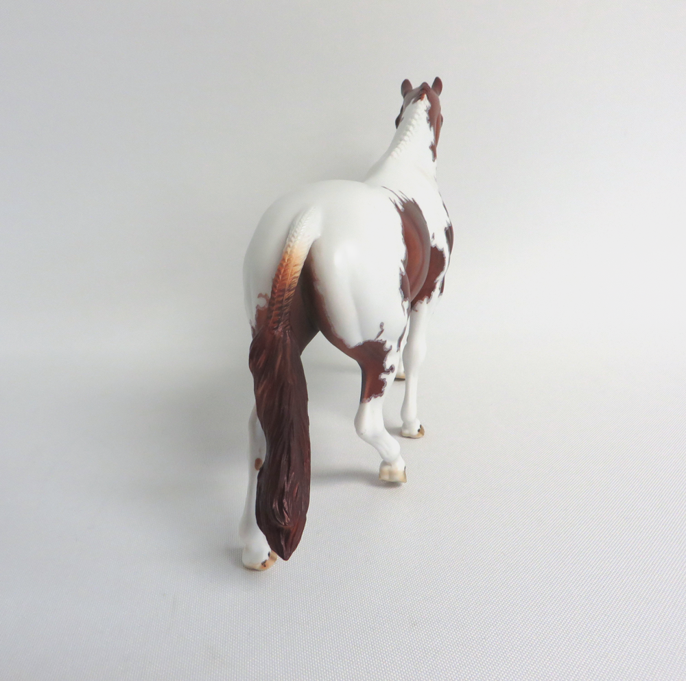 PEANUT -- OOAK DAPPLED CHESTNUT WITH MAPPING BY DAWN QUICK 4-10-19