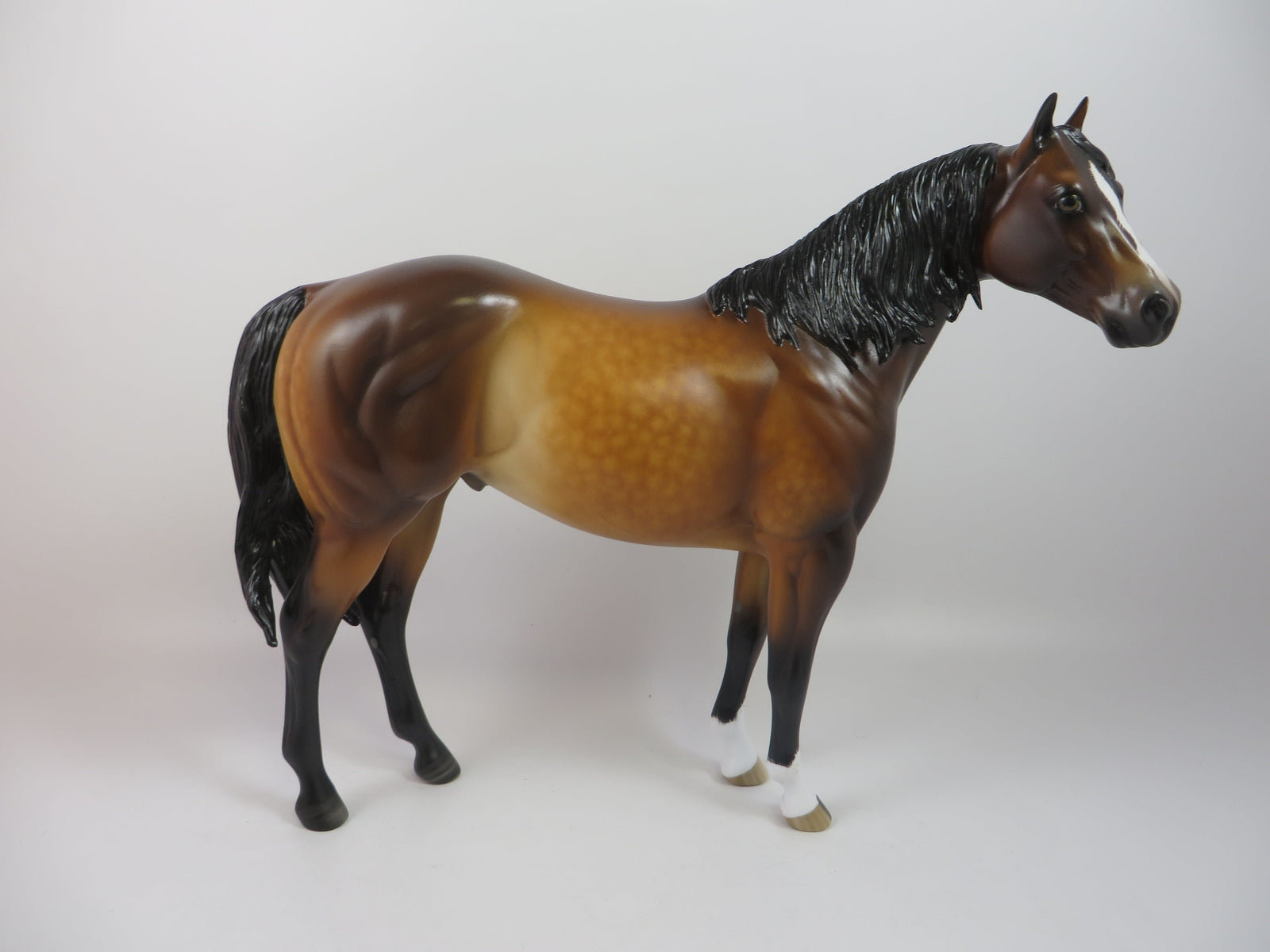 FITZ-OOAK STAR DAPPLE ISH MODEL HORSE BY SHERYL LEISURE 9/6/19