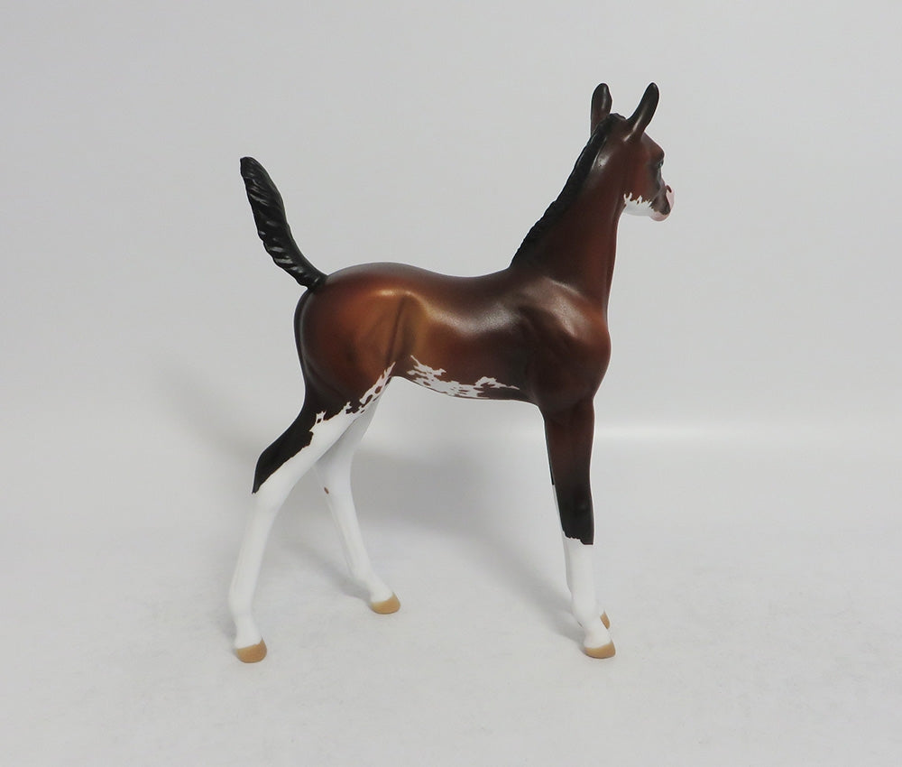BEBE-OOAK BAY SABINO ARABIAN FOAL 8/10/18