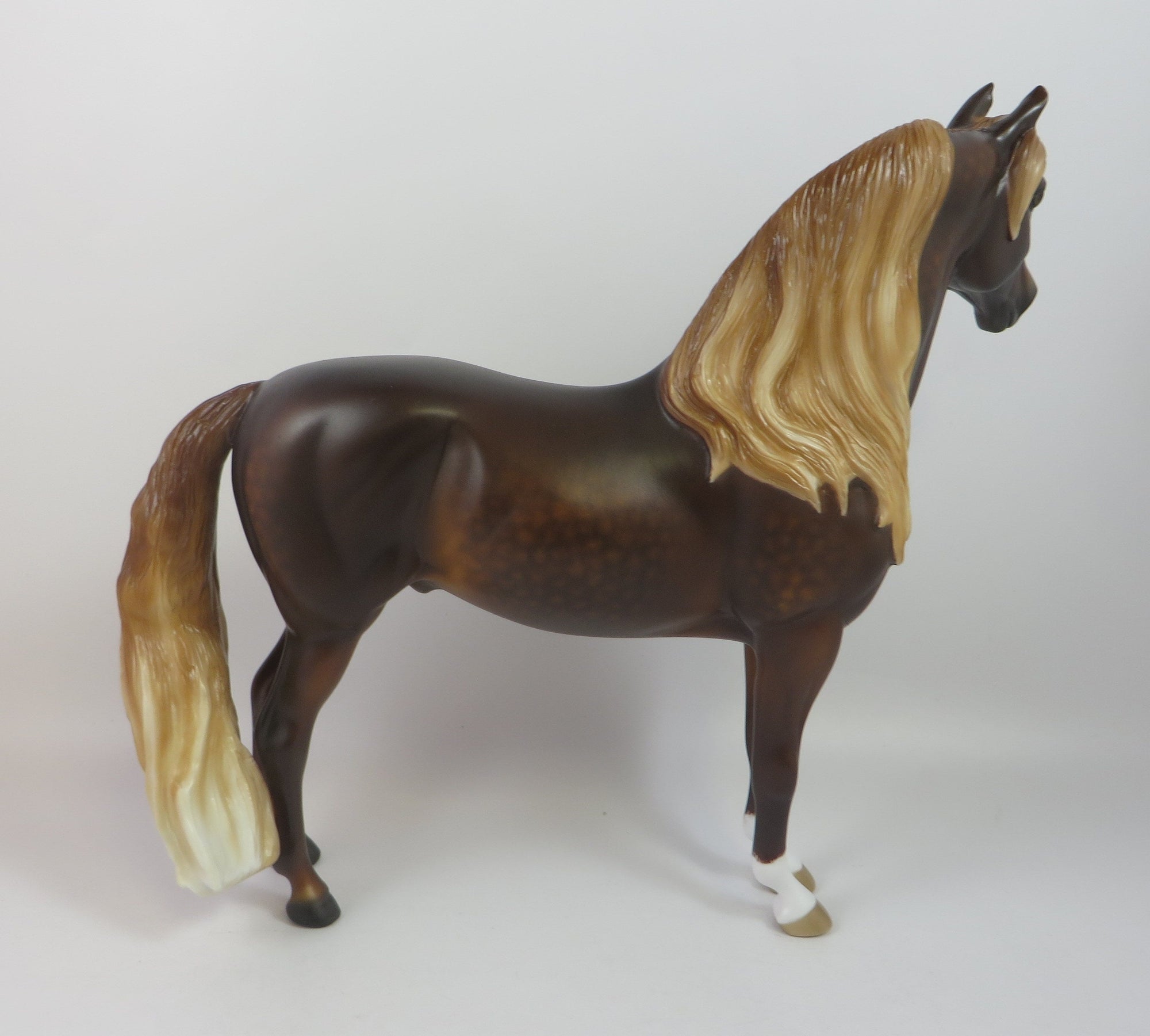 BEDFORD-OOAK DAPPLE CHESTNUT MORGAN HORSE 9/6/19