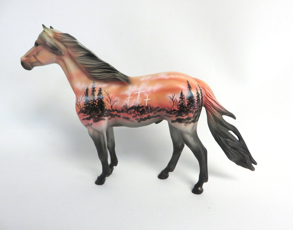 RISEN-OOAK EASTER DECORATOR MUSTANG BY DAWN QUICK 4/17/19