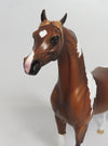 CHICOPEE-OOAK FLAXEN CHESTNUT TOBIANO ARABIAN MODEL HORSE 8/10/18