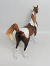 CHICOPEE-OOAK FLAXEN CHESTNUT TOBIANO ARABIAN MODEL HORSE 8/10/18