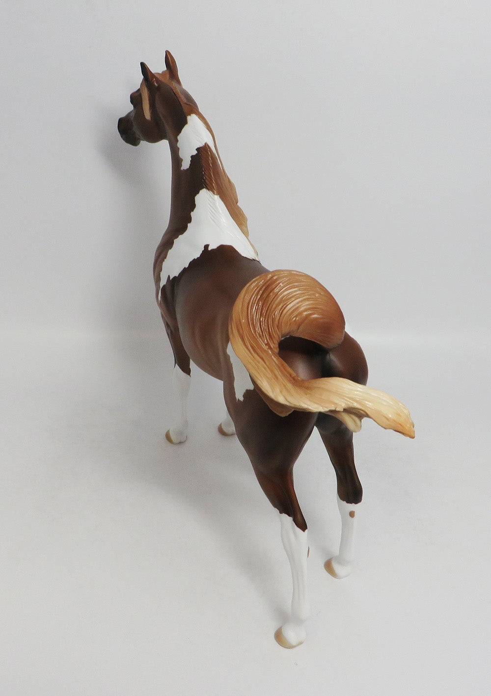 CHICOPEE-OOAK FLAXEN CHESTNUT TOBIANO ARABIAN MODEL HORSE 8/10/18