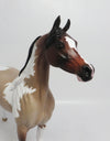 LACONIA-OOAK BAY ROAN TOBIANO MODEL HORSE 8/10/18