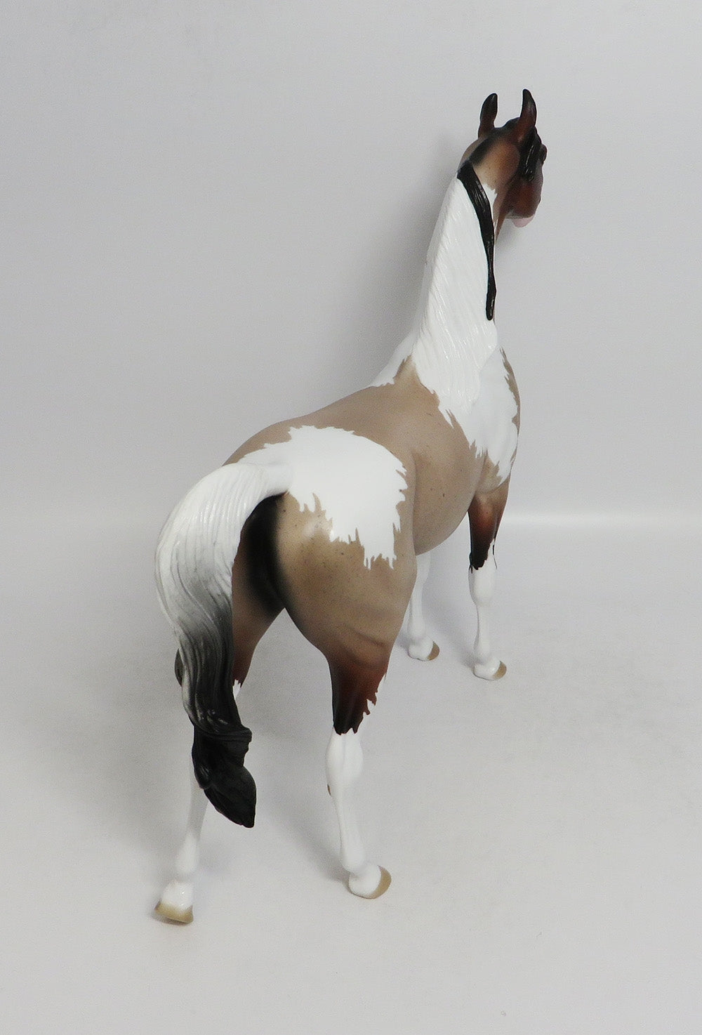 LACONIA-OOAK BAY ROAN TOBIANO MODEL HORSE 8/10/18