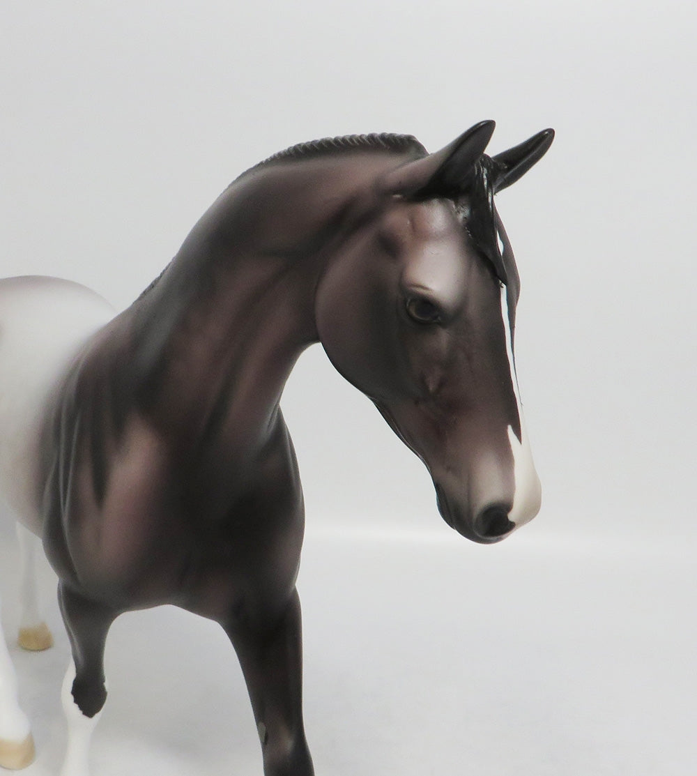 RHETT -OOAK ROSE GREY DAPPLE PONY MODEL BY DAWN QUICK 9/7/2018
