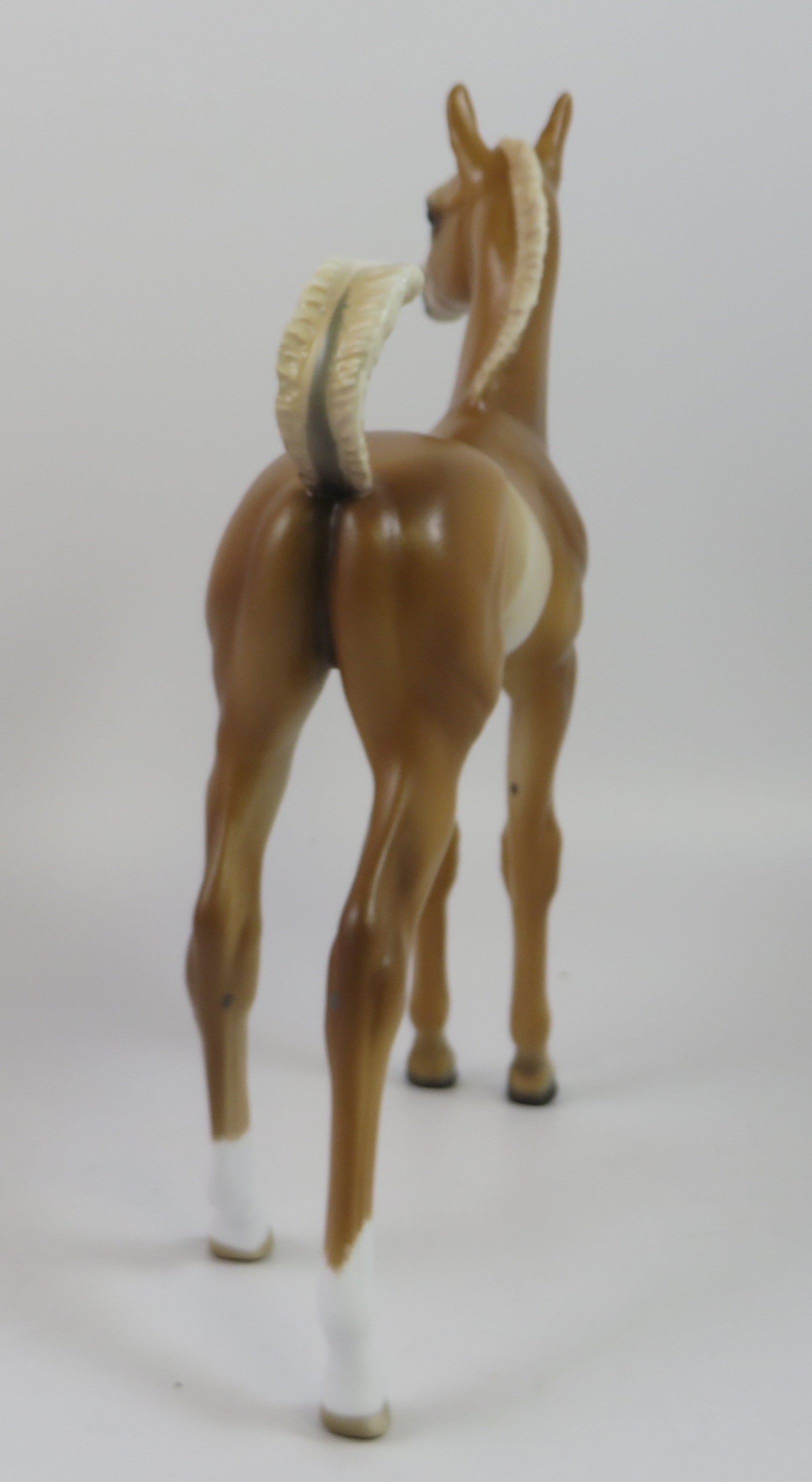 JIC JACK-OOAK BABY CHESTNUT FOAL MODEL HORSE BY SHERYL LEISURE 9/6/19