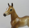 JIC JACK-OOAK BABY CHESTNUT FOAL MODEL HORSE BY SHERYL LEISURE 9/6/19