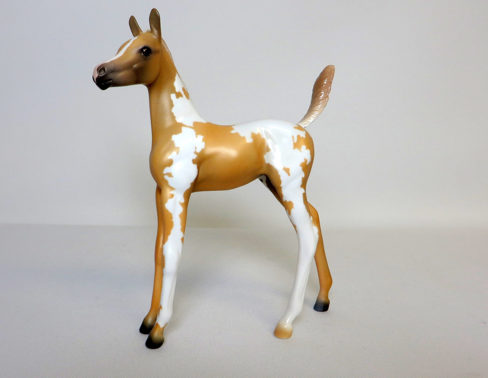 BUTERSCOTH KISSES-OOAK PALOMINO PINTO FOAL MODEL HORSE 4/17/19