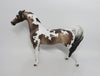 FLASHBACK - OOAK DAPPLE ROSE GREY PINTO ARABIAN MODEL HORSE