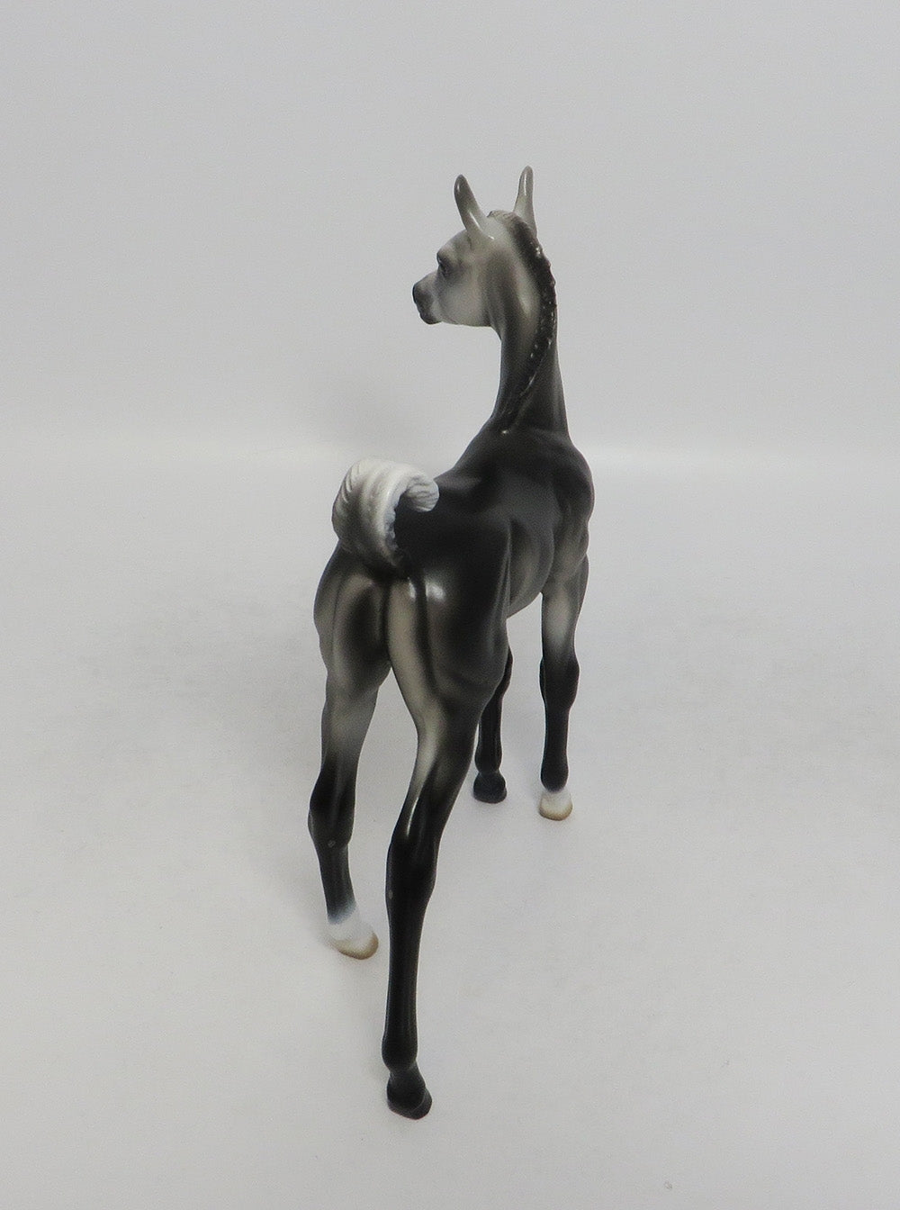 CLASSY-OOAK GREY FOAL MODEL HORSE 8/17/18