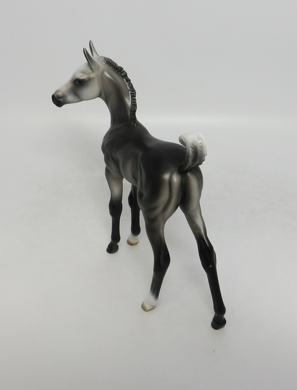 CLASSY-OOAK GREY FOAL MODEL HORSE 8/17/18