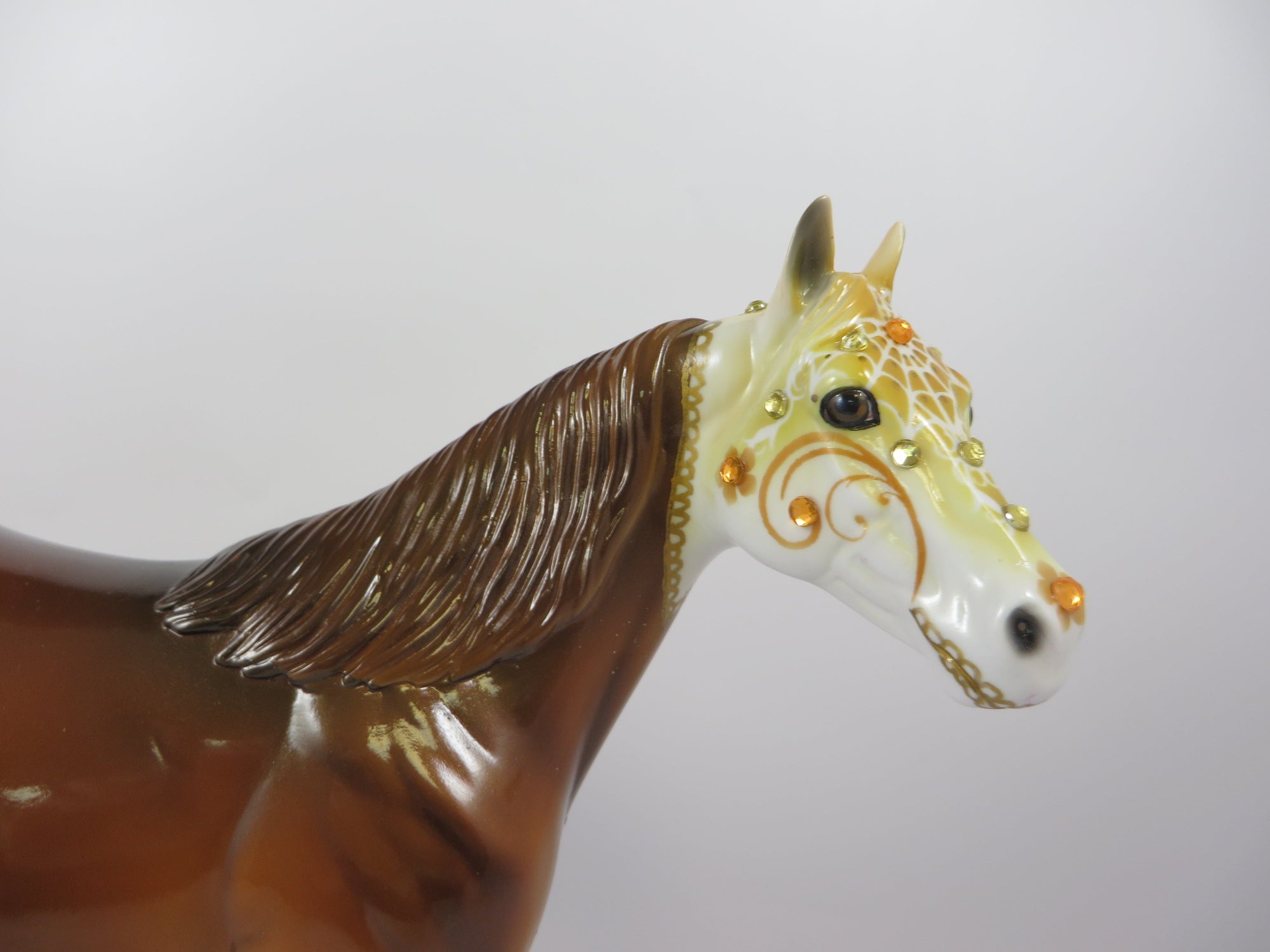 FELIPE-OOAK SUGAR SKULL ISH MODEL HORSE BY DAWN QUICK 9/6/19