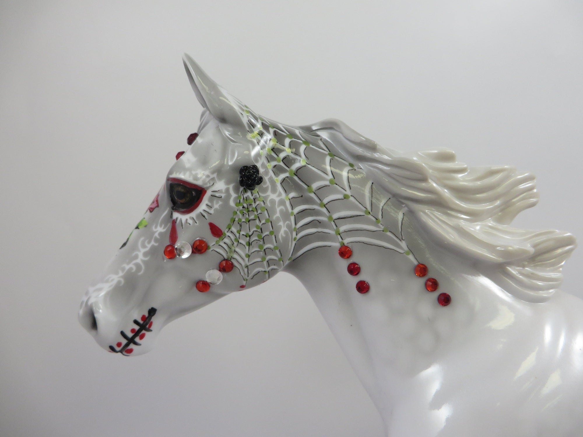 ROSALITTA-OOAK PALOUSE SUGAR SKULL MODEL HORSE BY DAWN QUICK 9/6/19