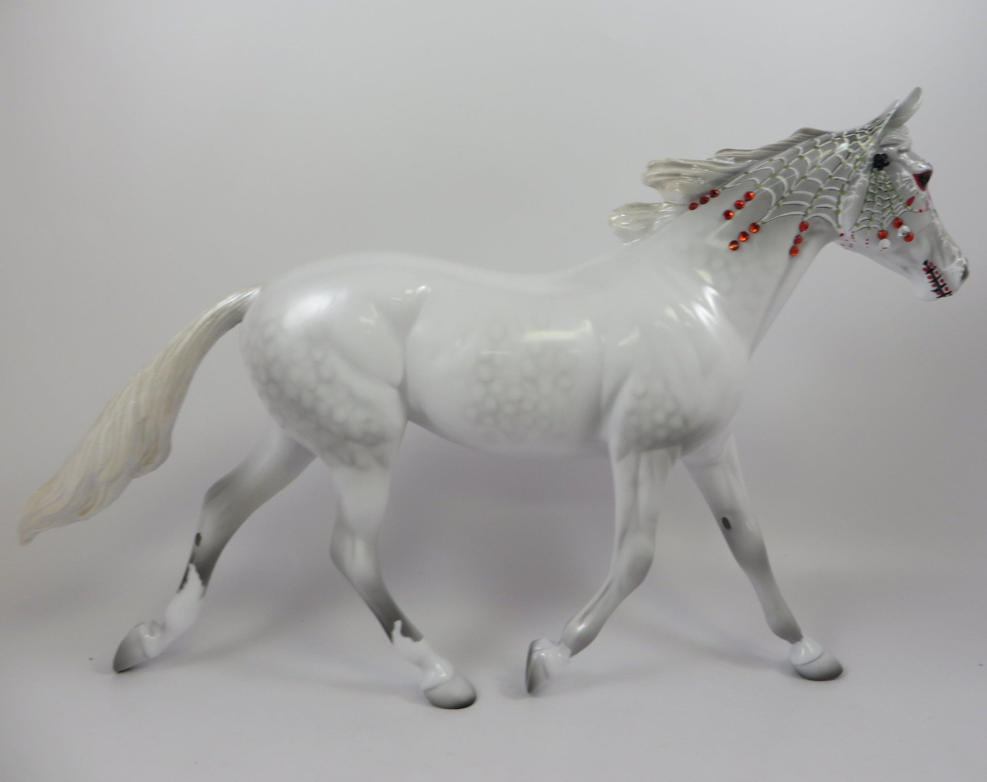 ROSALITTA-OOAK PALOUSE SUGAR SKULL MODEL HORSE BY DAWN QUICK 9/6/19