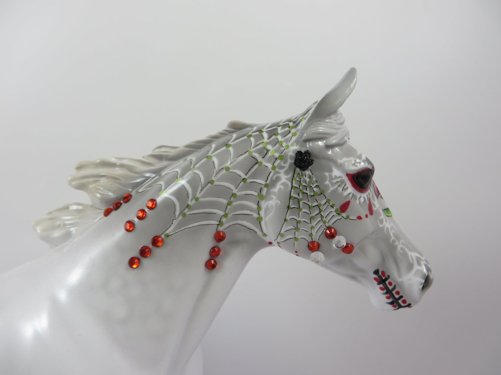 ROSALITTA-OOAK PALOUSE SUGAR SKULL MODEL HORSE BY DAWN QUICK 9/6/19