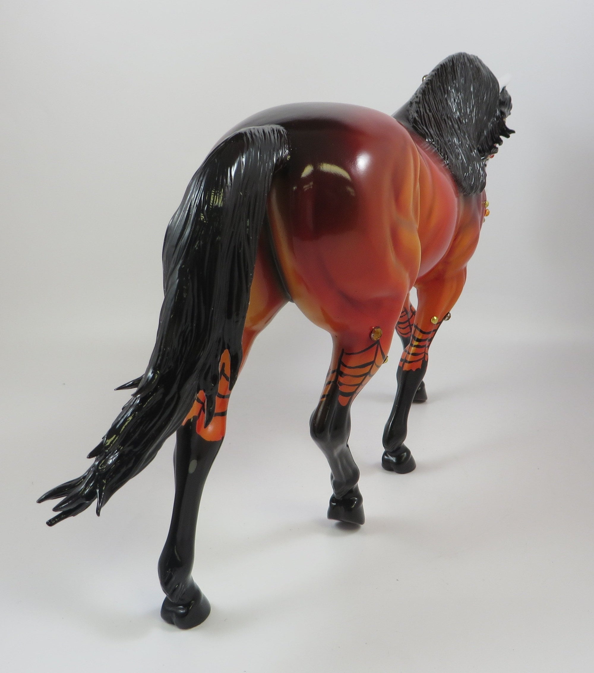 TARANTULA-OOAK SUGAR SKULL IRISH DRAFT MODEL HORSE 9/6/19