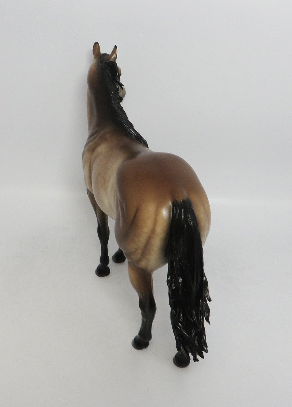 WOODCHUCK CHUCK-OOAK DAPPLE BUCKSKIN ISH BY SHERYL LEISURE 8/17/18