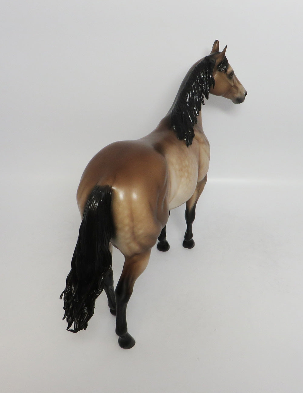 WOODCHUCK CHUCK-OOAK DAPPLE BUCKSKIN ISH BY SHERYL LEISURE 8/17/18