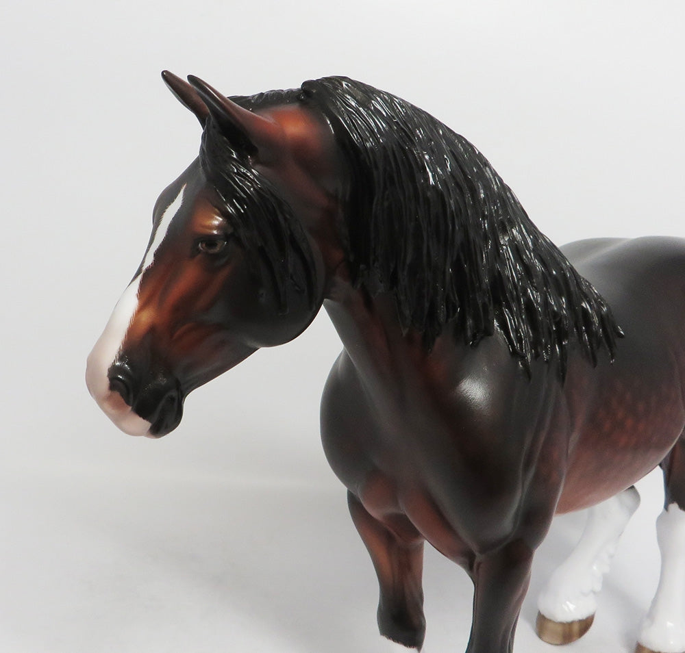 MARY ME MARY-OOAK DAPPLE BAY HEAVY DRAFT MARE BY SHERYL LEISURE 8/17/18