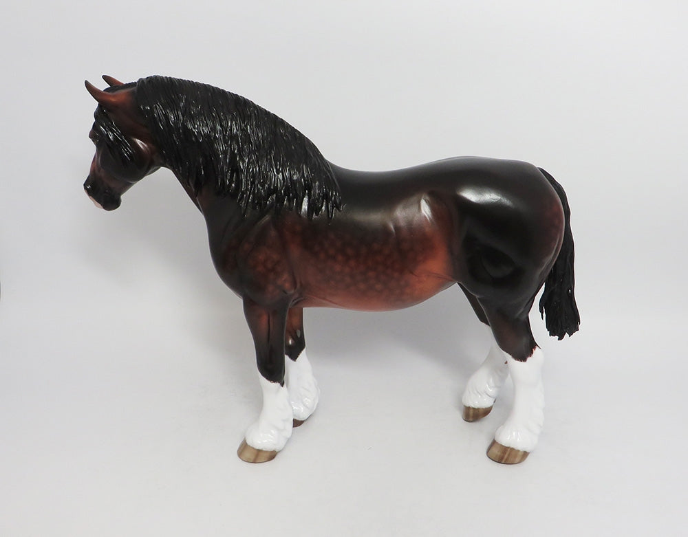 MARY ME MARY-OOAK DAPPLE BAY HEAVY DRAFT MARE BY SHERYL LEISURE 8/17/18