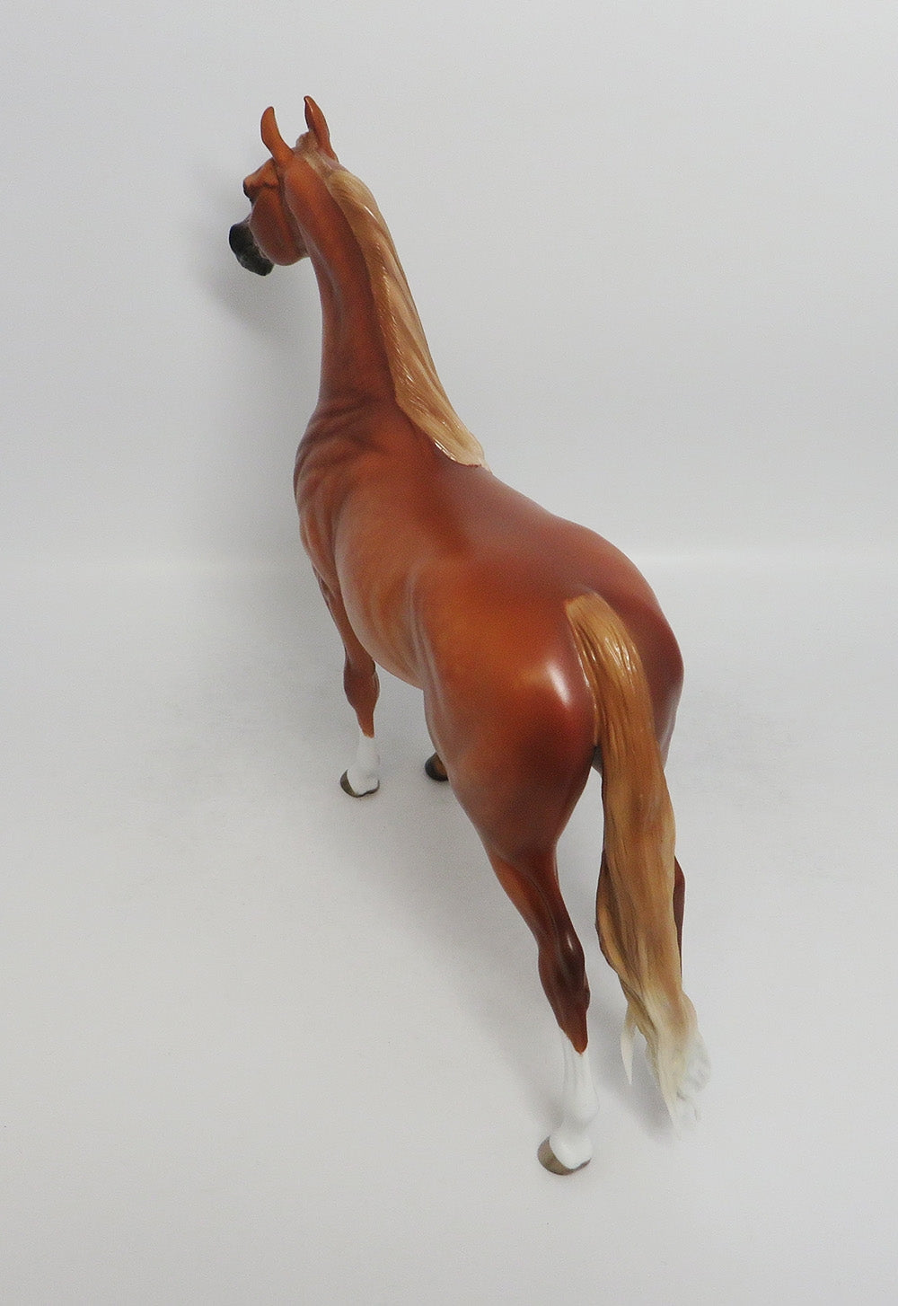 CHESTER CHEETAH-OOAK DAPPLE CHESTNUT ARABIAN BY SHERYL LEISURE 8/17/18