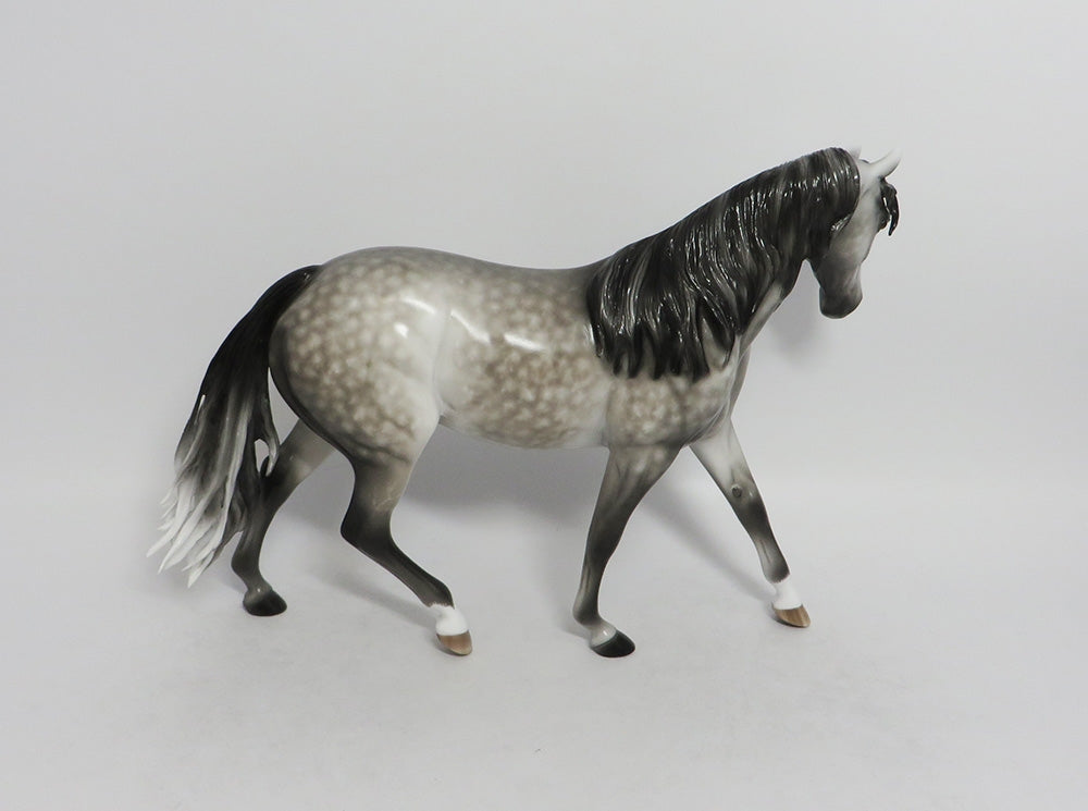 BOBBY BIPPY-OOAK EXTREME STAR DAPPLE GREY PONY BY SHERYL LEISURE 8/17/18