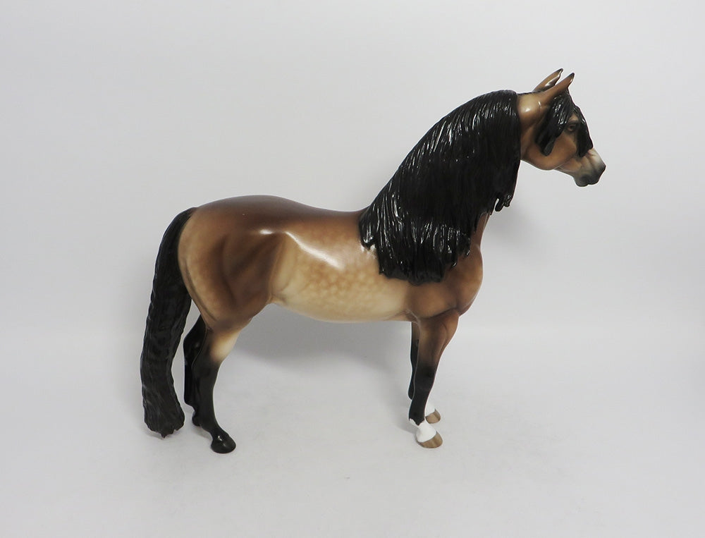 IRISH WRIST WATCH-OOAK DAPPLE BUCKSKIN MORGAN BY SHERYL LEISURE 8/17/18