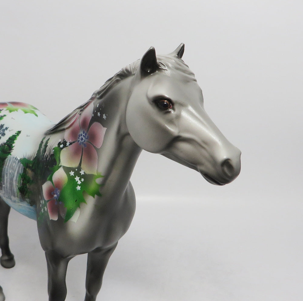 SERENITY-OOAK WATERFALL SPANISH MUSTANG DECORATOR BY DAWN QUICK 8/17/18