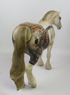 STRONG MAN -OOAK CIRCUS DECORATOR HEAVY DRAFT MODEL HORSE BY DAWN QUICK LHS 19