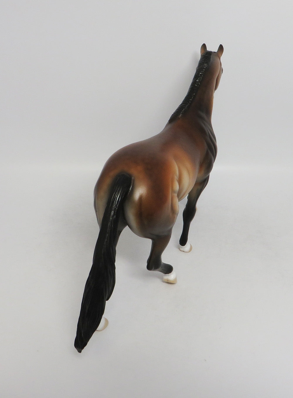FUDGESICLE-OOAK DAPPLE BAY PONY MODEL HORSE 8/17/18
