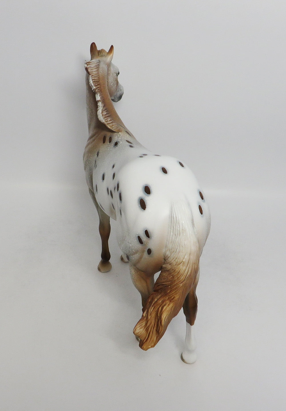 RODEO CLOWN-OOAK CHESTNUT APPALOOSA ISH MODEL HORSE 8/17/18