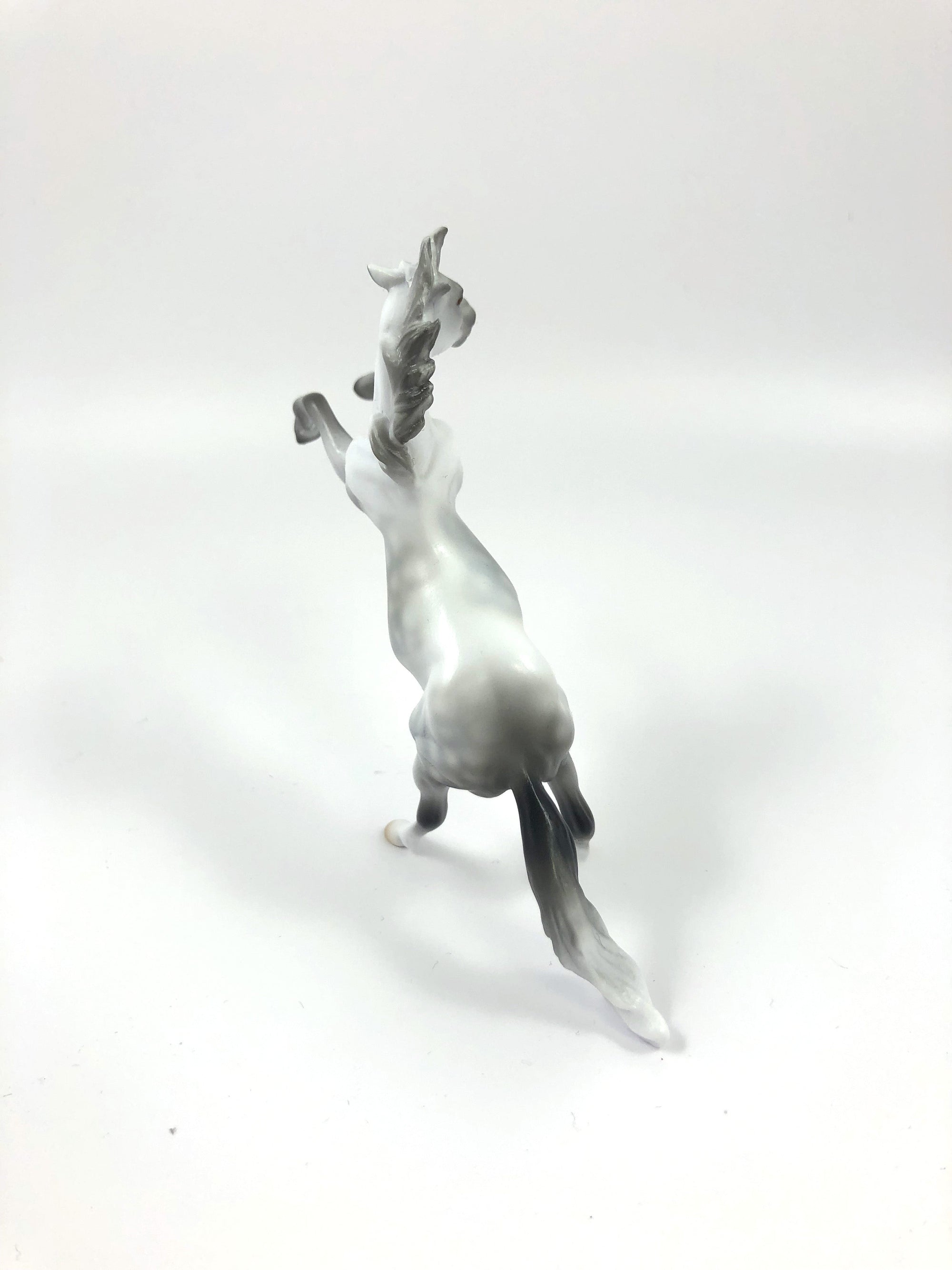 GIDDY AND UP-OOAK DAPPLE GREY CUTTER AND CALF CHIP SHCF19