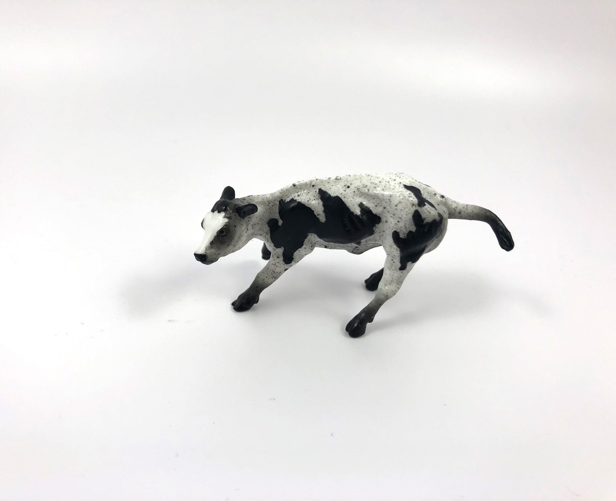 GIDDY AND UP-OOAK DAPPLE GREY CUTTER AND CALF CHIP SHCF19