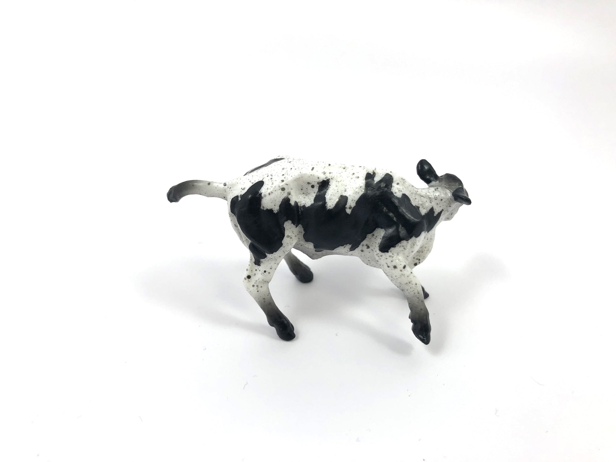 GIDDY AND UP-OOAK DAPPLE GREY CUTTER AND CALF CHIP SHCF19