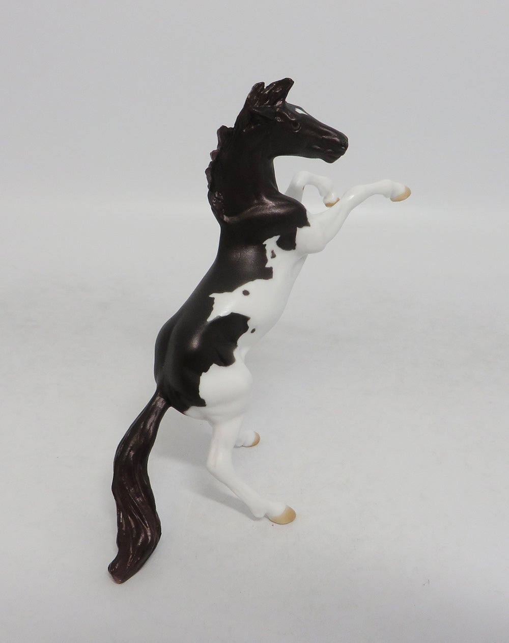 NIGHT RAVEN- LE-6 PAINT SPLASH REARING MUSTANG BY AMANDA HOSTELER