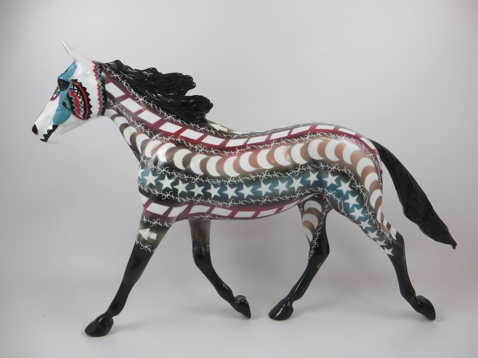 STAR GAZING-OOAK SUGAR DECORATOR MODEL HORSE 9/13/19