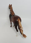 DREAM CATCHER-LE-4 CHESTNUT SPANISH MUSTANG MODEL HORSE BY AUDREY DIXON 8/17/18