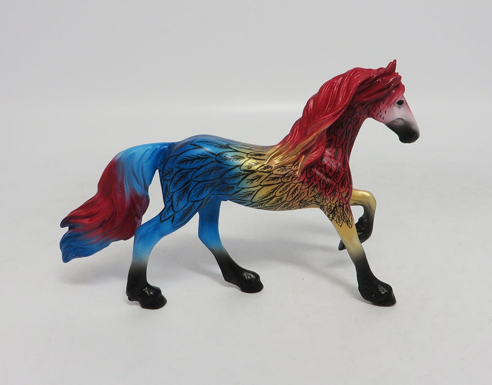 POLLY WANNA CRACKER-OOAK MACAW FRESIAN CHIP BY JAS FANNING 8/17/18