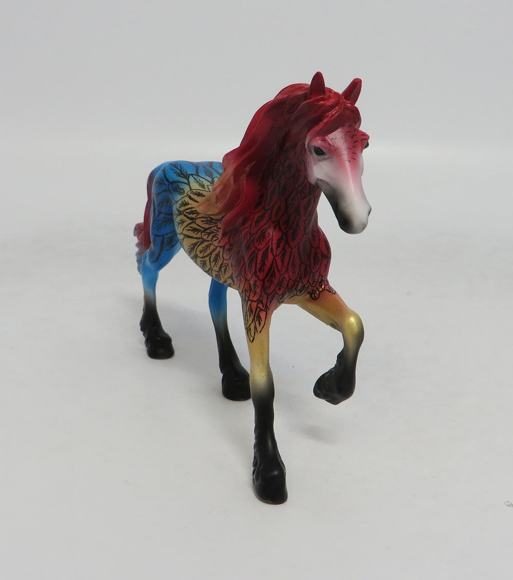 POLLY WANNA CRACKER-OOAK MACAW FRESIAN CHIP BY JAS FANNING 8/17/18