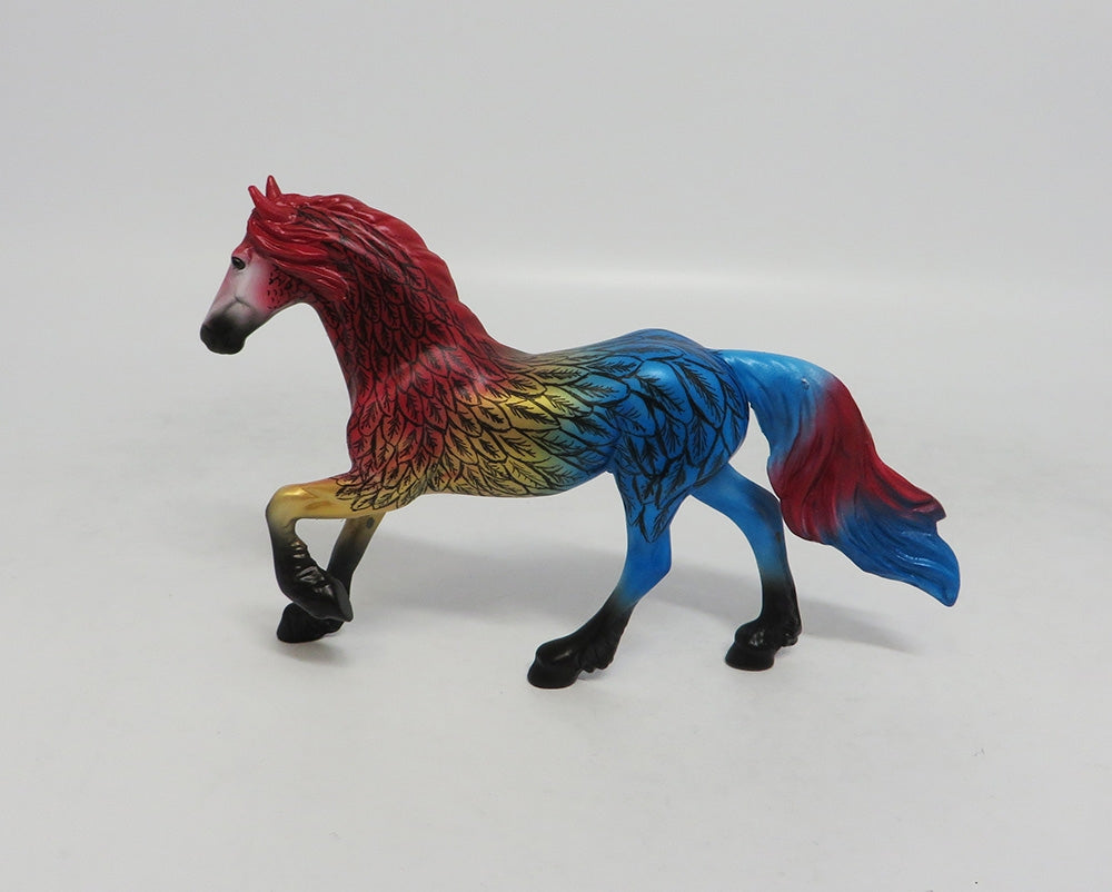 POLLY WANNA CRACKER-OOAK MACAW FRESIAN CHIP BY JAS FANNING 8/17/18