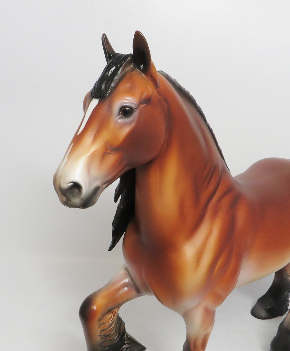 MANLY-OOAK MEALY BAY TROTTING DRAFT HORSE BY DAWN QUICK 8/17/18